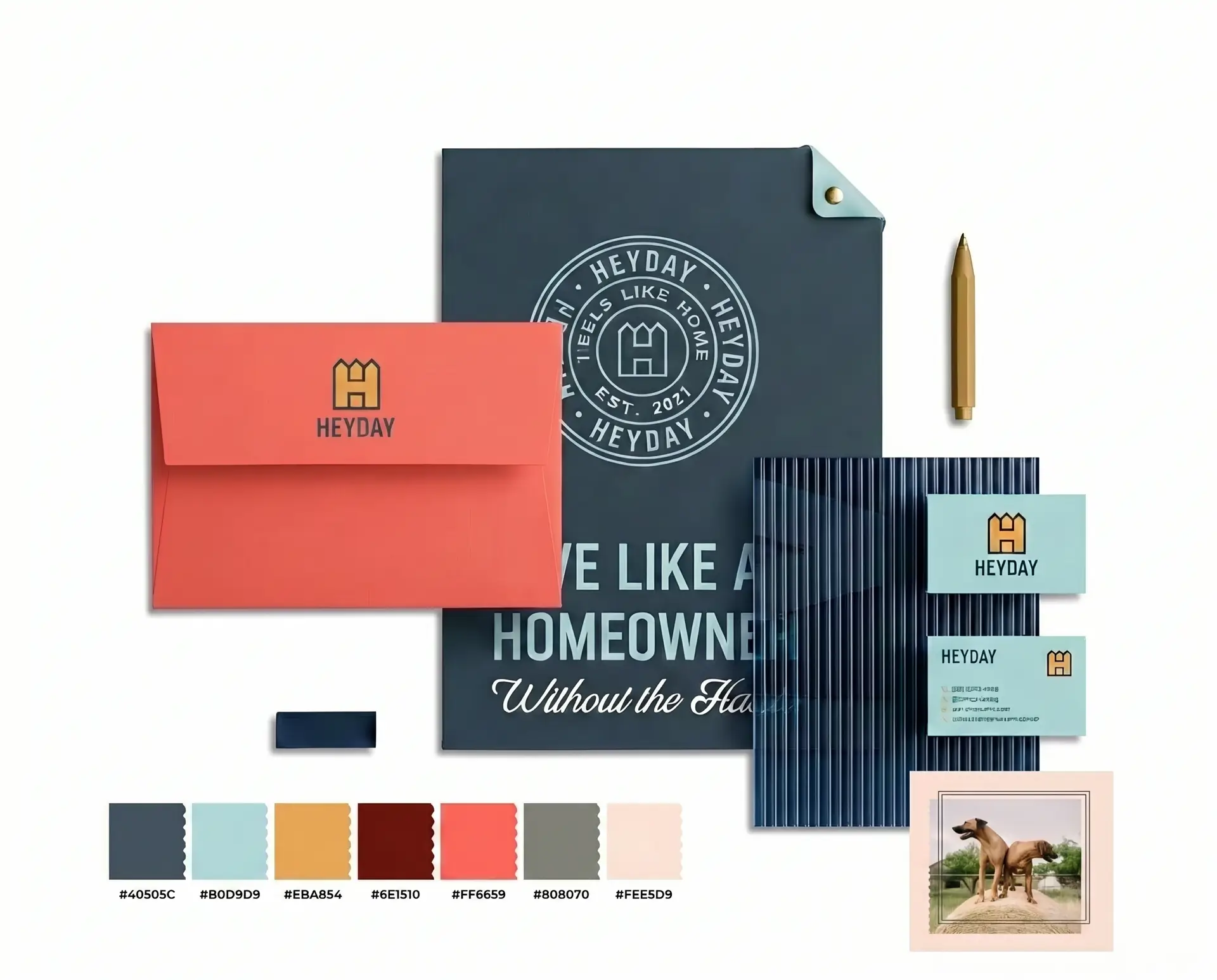 HeyDay Sun Prairie brand board and campaign visuals